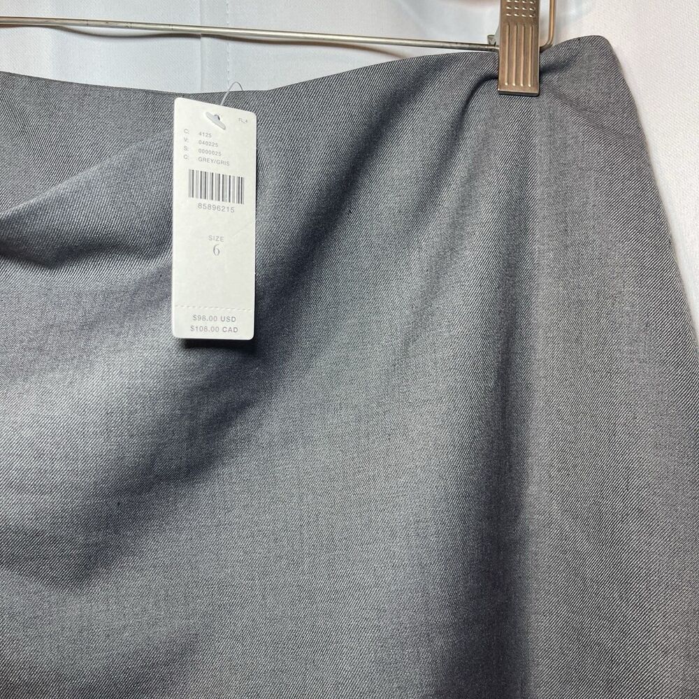 Anthropologie‎ Avec Les Filles Gray Wrap Skort Size 6 NWT